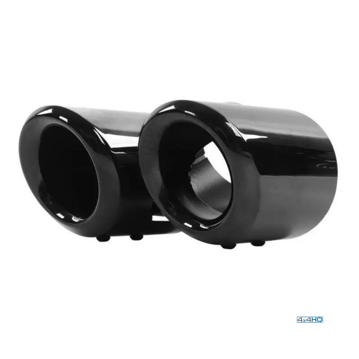 Land Rover Defender L663 - P400 - Petrol - Quad Exhaust Tips - Gloss Black (2020-On)