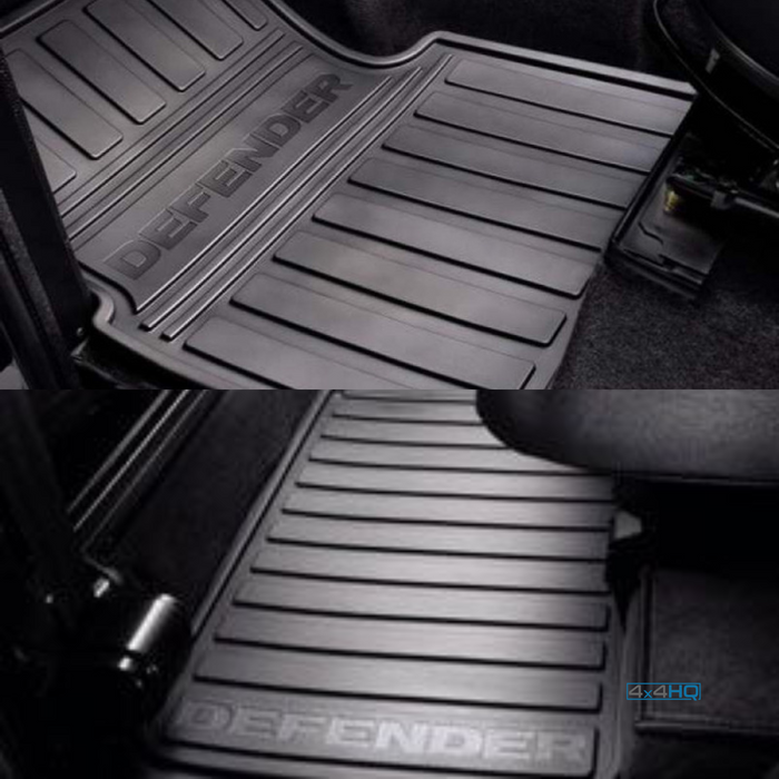 Genuine Classic Defender (L316) - Rubber Floor Mats (2007-2016)