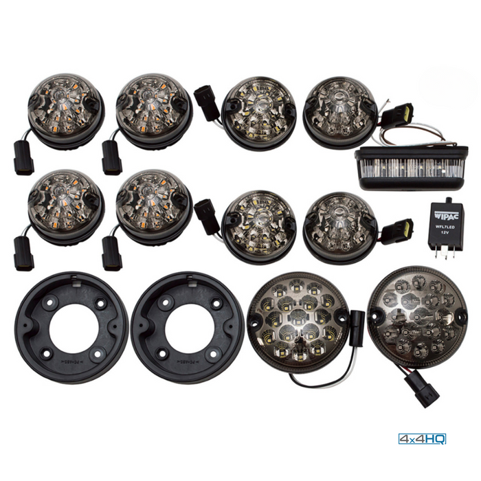 Classic Defender (L316) - Deluxe LED - Smoke or Clear Light Kit (1998-2016)