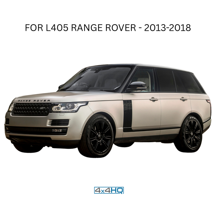 Range Rover Mat Color Genuine Range Rover 2012-2018 Rubber Contour Mat Set - Black (L405) — 4x4HQ