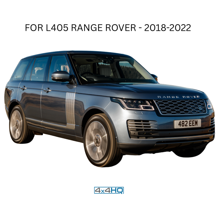 Genuine Range Rover (L405) - Rubber Contour Mat Set - Black (2018-2022)