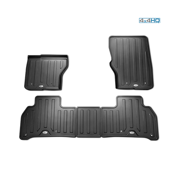 Genuine Land Rover Discovery 5 (L462) - Front & Rear Rubber Floor Mat Set (2017-On)