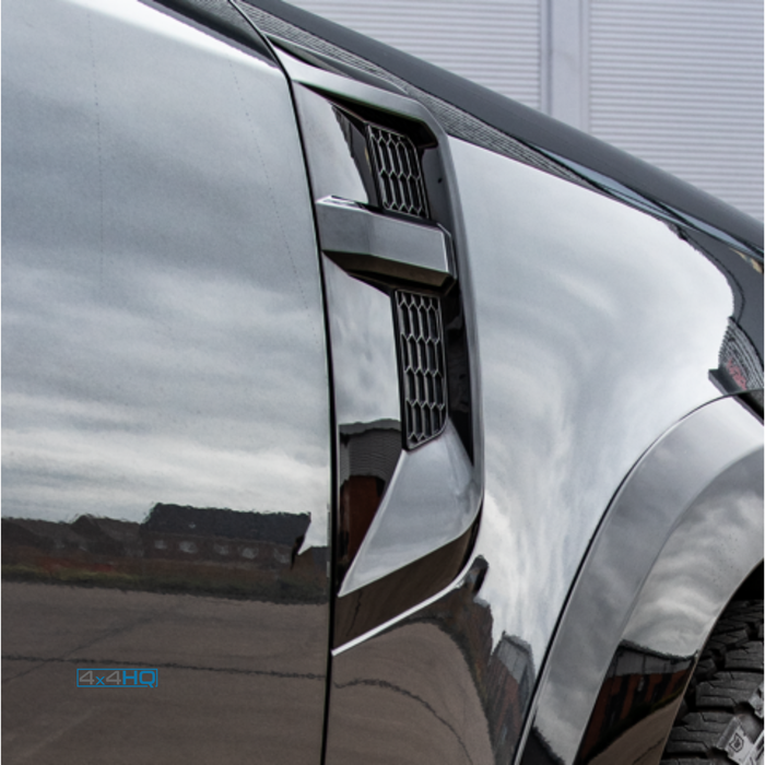 Land Rover Defender (L663) - 4X4HQ Side Vents - Santorini Black (2020-On) *BLACK FRIDAY SALE*