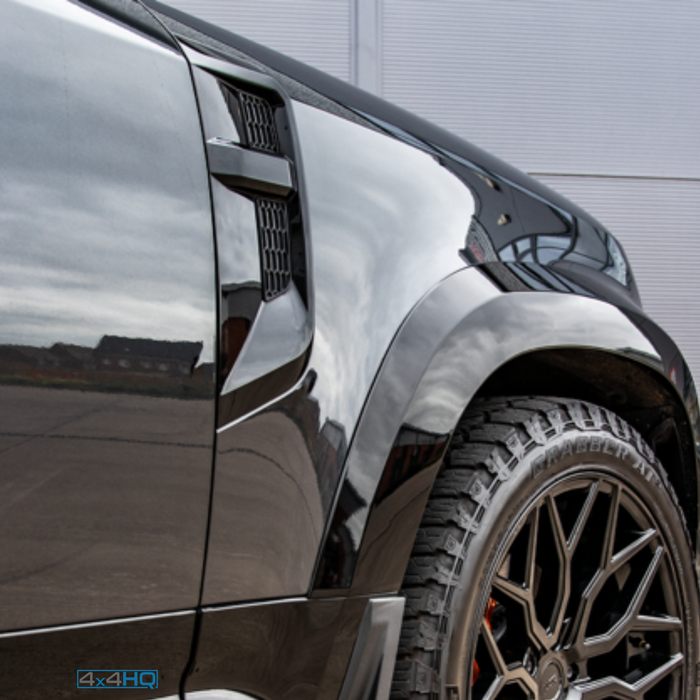 Land Rover Defender (L663) - 4X4HQ Side Vents - Santorini Black (2020-On) *BLACK FRIDAY SALE*