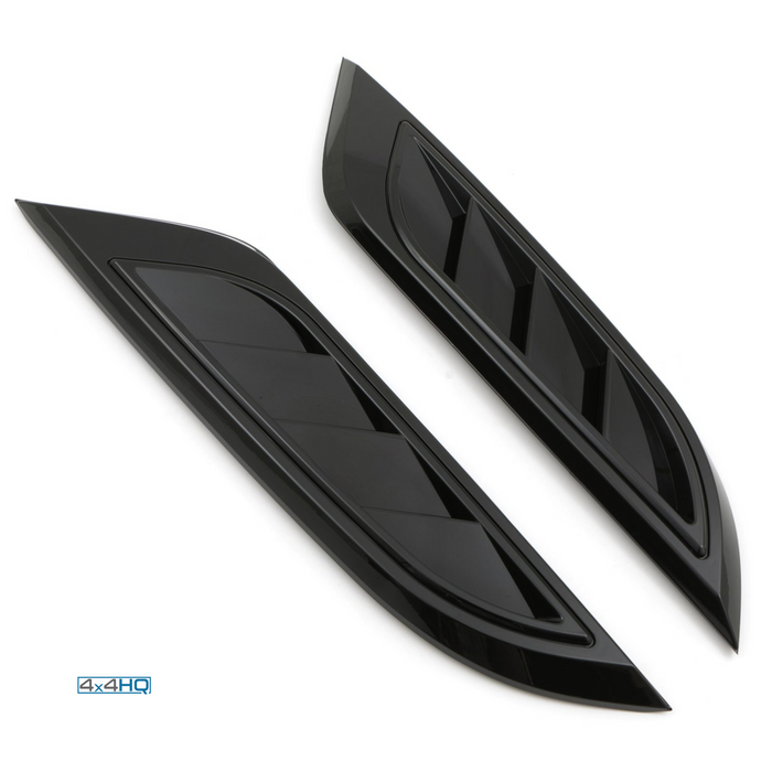 Defender L663 - Gloss Black Bonnet Vents (2020-On)