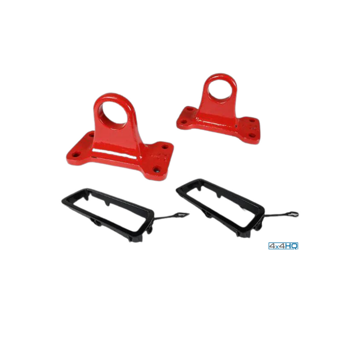 Defender L663 Towing Loops Rear Recovery Hooks (Pair) - Choice of Colours