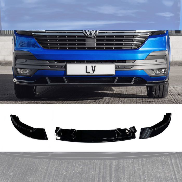 VW - Transporter - T6.1 - Front Bumper Lower Splitter + Fitting Kit (2019-On)