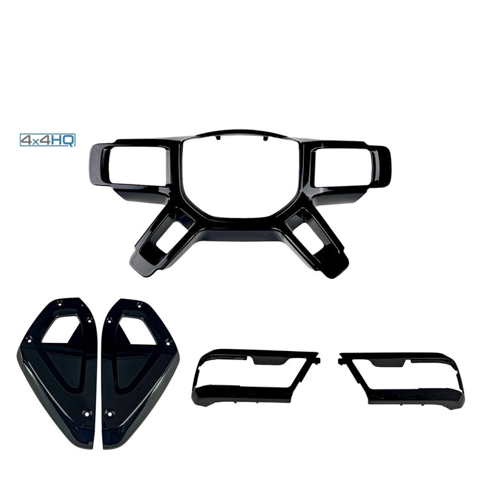 Defender 2020-On Steering Wheel & Interior Trim Kit Bundle - Gloss Black (L663)