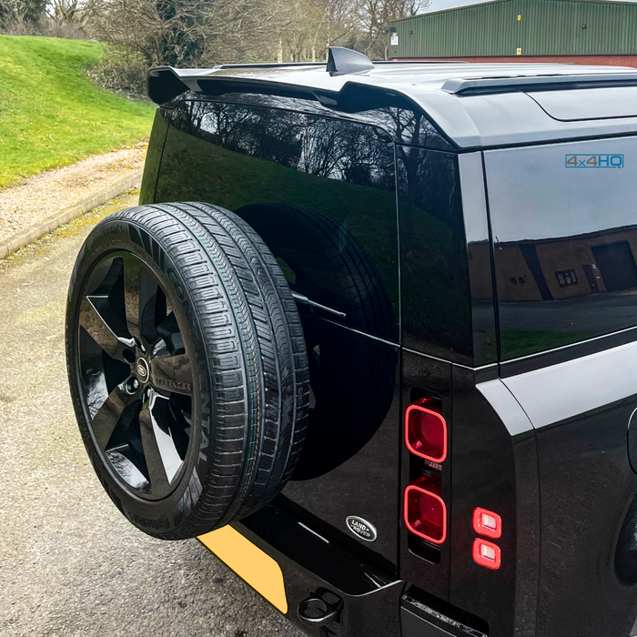 Land Rover Defender Night Rear Defender 2020-On Light Pod & Rear Spoiler Bundle - Gloss Black — 4x4HQ