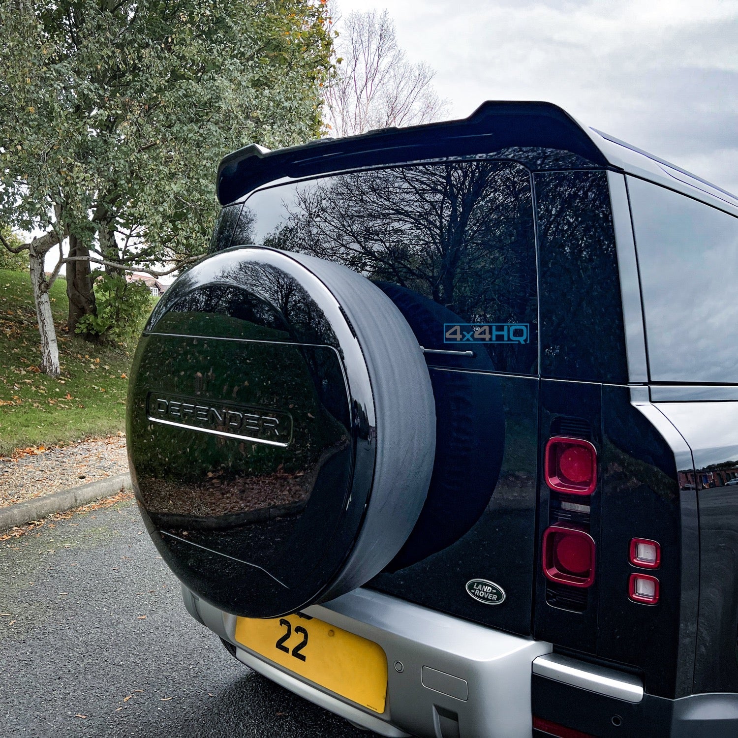 Defender L663 Spare Wheel Cover Pangea Green 2020on 4x4HQ